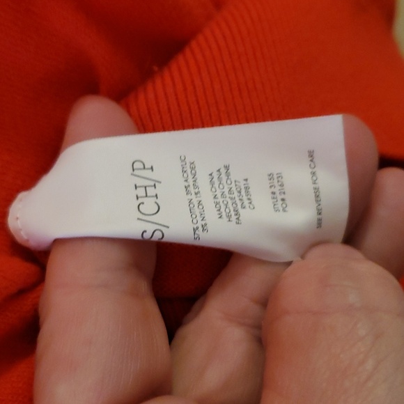 Cabi Style #3155 Cobblestone Cardigan In Red Size S - Picture 8 of 10